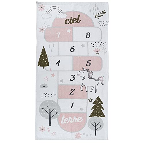 HOME DECO KIDS - Tx9045 - Tapis Marelle 140X70 cm Enfant Deco Chambre Textile Decoration Cover