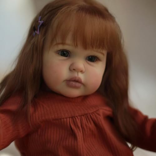 Muñeca Reborn Bebé Realista 24 Pulgadas Cuerpo Suave miniatura 1