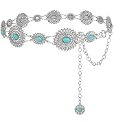 SANSTHS Women Western Concho Belt Cowgirl Boho Chain Belt  display picture 1