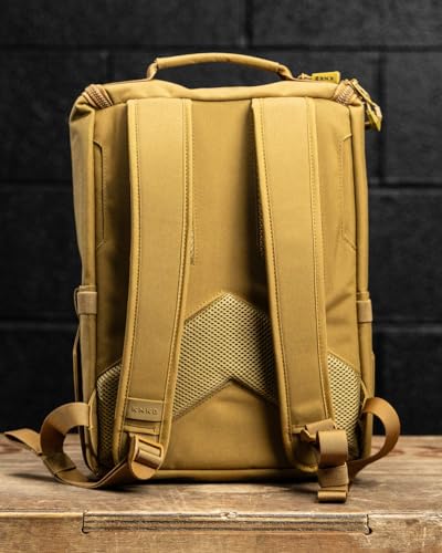KNKG CORE Backpack Mini 13L Desert – Compact Travel and Gym Backpack with Multiple Compartments and Durable Materials4