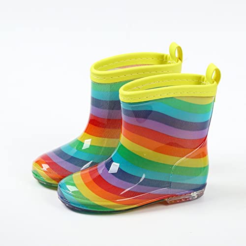IWIHMIV Toddler Rainboots Rainboots for Toddlers Boys Kids Rainboots Rain Boots for Girls Boys Rainboots Light Weight Rain Shoes2