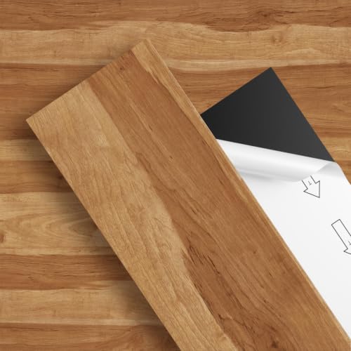 ATOPOSE Wood Texture Peel and Stick Vinyl Floor Planks
