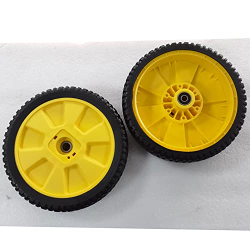Sbeite Ruedas para cortacésped John Deere 12SB 14SB 14SE 14PB JE75 JX75 AM115138 M11115151 de 8 pulgadas (paquete de 2)