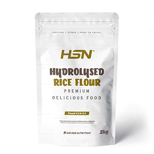 HSN Foods - Farine DE Riz HYDROLYSÉ 3Kg sans GOÛT