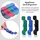 Wokape 13Pcs Mixer Slider Matte mit 12-Schnur Organizer für Stand Mixer, Schnur Wrap Cord Halter Kabel Organizer, Mixer Mover Schiebematte Pad, Küchenhilfe Mixer Zubehör und Zubehör