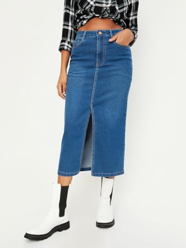 Image of Max Women's Rayon Calf Length Skirt