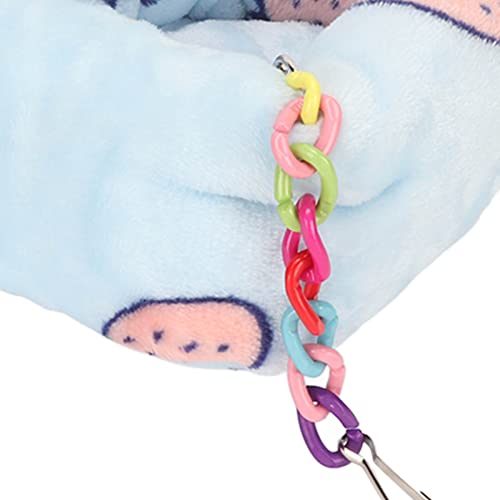 Rede Quente para Hamster, Cama de Caverna para Pendurar Amigável para a Pele, Pelúcia Confortável e