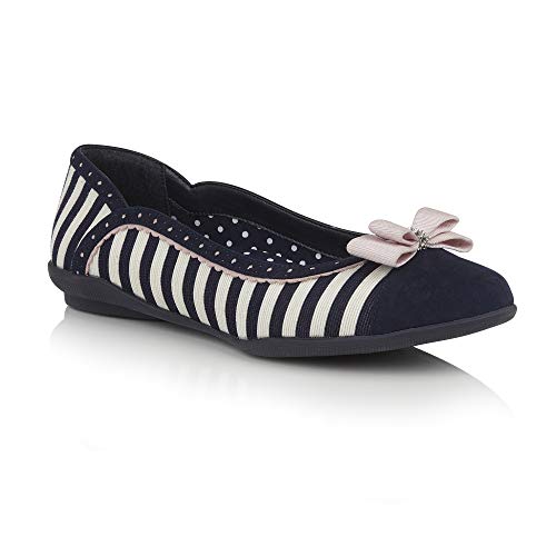 Escarpins Danse Classique Ruby Shoo bleu pour vos soirées rétro chic