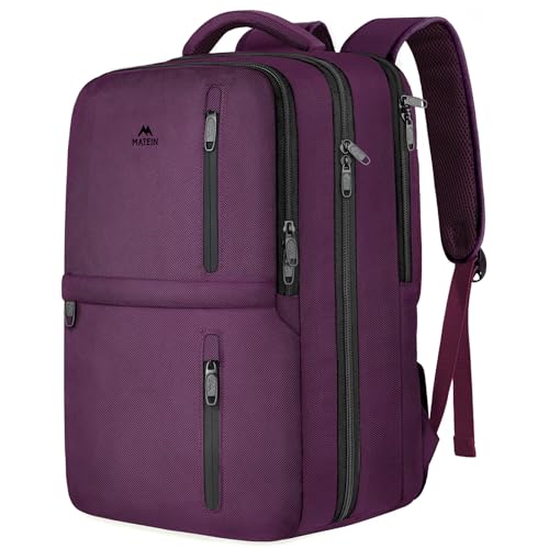 Matein 45L Travel Backpack with USB & Shoe Compartment