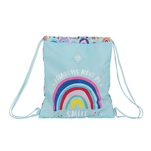 Safta Saco Plano Grande De Glowlab, 350X400Mm, Rainbow