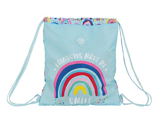 Safta Saco Plano Grande De Glowlab, 350X400Mm, Rainbow