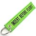 Insert Before Flight Keychain - Lime Green/black by Rotary13B1