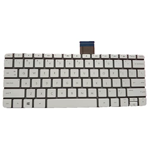 汎用 ノートブックキーボー に適合する For HP Stream 11-r000 ブラック 米国英語のレイアウト