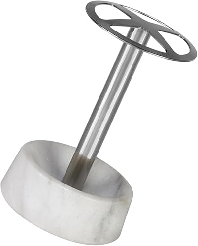 Miniatura 9 de DOITOOL Portacepillos de dientes, 1 unidad, base de mármol, estante para cepillos de dientes, acero inoxidable, soporte para almacenamiento de