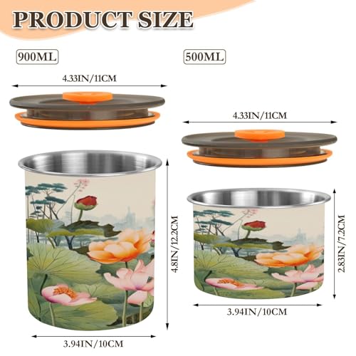 Envase hermético para café Blueangle de acero inox 500 ml miniatura 2