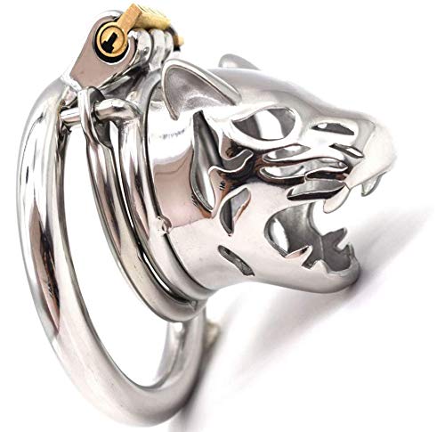 Roo-16HAO New Leopard Head Fixed Cage with Anti-Shedding Ring and Barbed Ring (45mm) -511