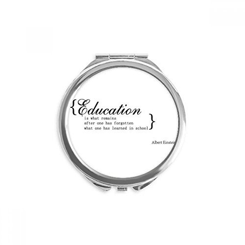 Miroir de maquillage rond contre les reflets flous en déplacement professionnel