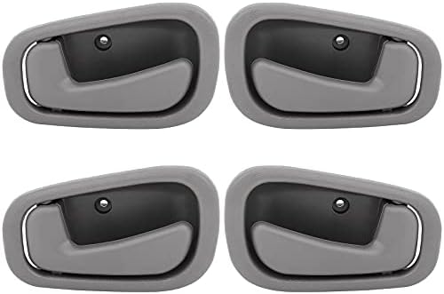 ECCPP Door Handles Interior Inside Inner Front Rear Passenger Driver Side for 1998 1999 2000 2001 2002 Corolla Gray(4pcs)