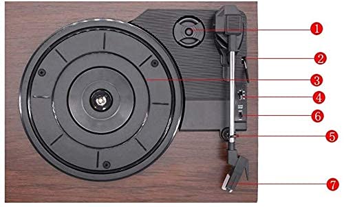 Tourne-Disque avec Haut-parleurs Phonographe sans Fil Portable avec Haut-parleurs intégrés 3 Vitesses à entraînement par Courroie Tourne-Disque Valise - Les Beatles, Paul McCartney, John Lennon, RIngo Starr, George Harrison Tourne-Disque avec Haut-parleurs Phonographe sans Fil Portable avec Haut-parleurs intégrés 3 Vitesses à entraînement par Courroie Tourne-Disque Valise – Image 3