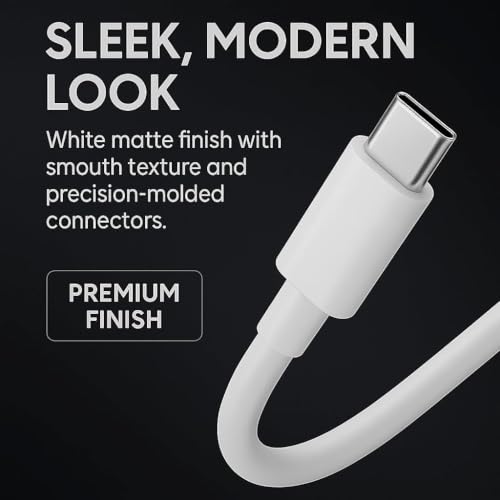 Image of Samsung 25W PD 3.0 Type C Fast Charging Adapter with 3.3 Ft Cable for Galaxy M17|M07|M36|M06|A55|A35|F06|S25 fe|S22|S24|F36|F16|M35|S23|A06|S25 Plus|Tab S11 /S10 Lite|USB C 25w Quick Adaptor, White