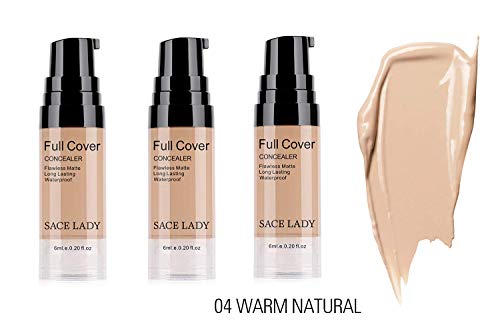 Liquid Highlighter Makeup Face Glow Shimmer And Shine Illuminator 3Pcs And Full Coverage Concealer 3Pcs For Dark Spots Eye Circles Waterproof Smooth Matte Flawless Finish Cosmetics #TOP5