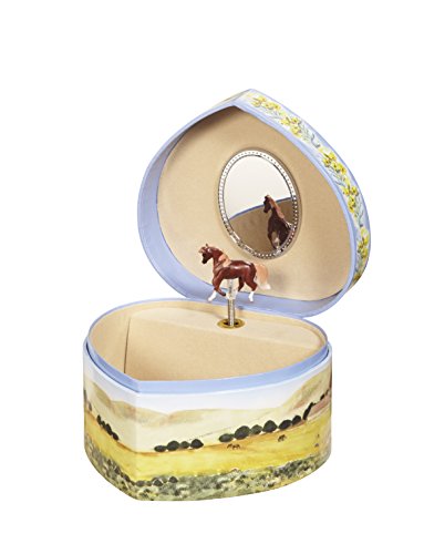 Enchantmints Love of Horses Music Jewelry Box