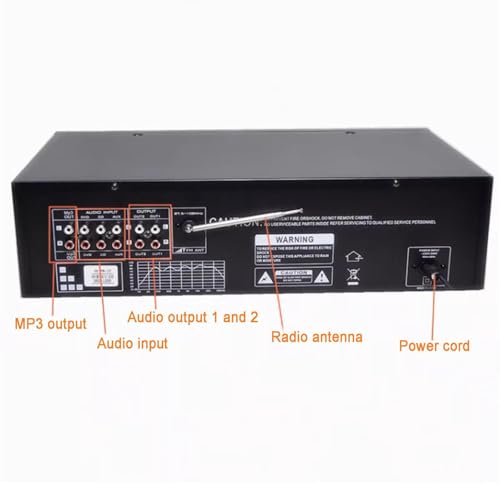 Ecualizador gráfico Hi-Fi, analizador de espectro de 20 bandas, con control remoto y pantalla LED de espectro, 15 estilos dinámicos, para estudio de grabación miniatura 5