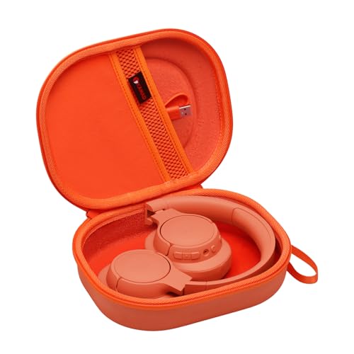 XANAD Funda para Auriculares JBL Tune 510BT / JBL Tune 520BT / JBL Tune 720BT / JBL Tune 660NC / JBL Tune 770NC / JBL Live 660NC Auriculares Inalámbricos Bluetooth (Orange)