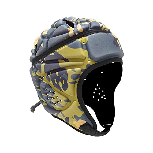 Hotfiary Soft Padded Football Headguards, 7v7 Flag Football for Youth Adult, Soft Shell Helmet Goalkeeper Head Protector, Adjustable Soccer Goalie Headgear for Football, Baseball, Lacrosse