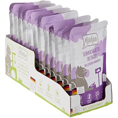 MjAMjAM - Comida húmeda premium para gatos con pavo y zanahorias Cover