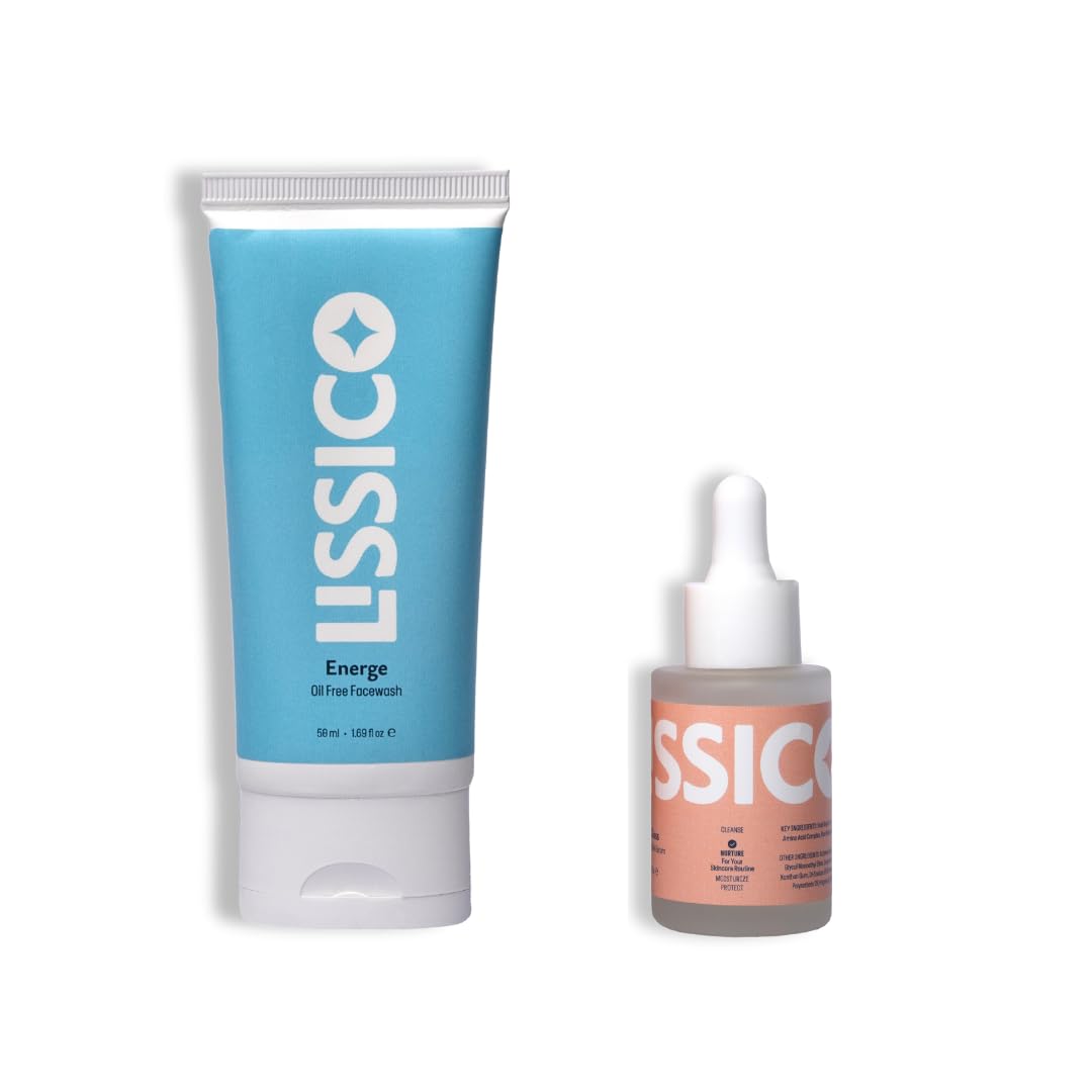 Lissico Glow Revival Duo | Instagloss Snail Mucin Serum + Energe Facewash | Gentle Cleansing & Radiant Glow Skincare-picture-34