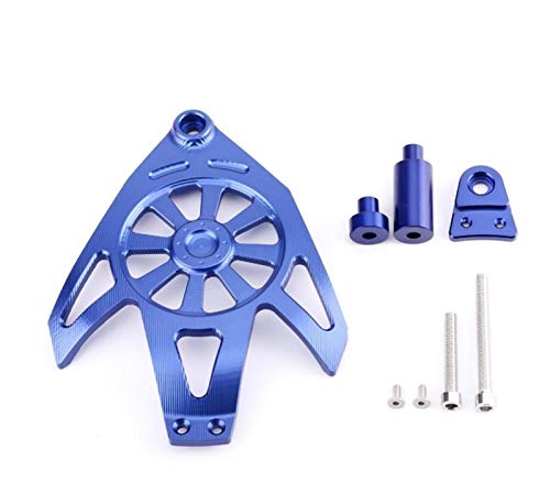 Generisch Motorrad CNC Aluminium Motorschutz Slider Schutz for Yamaha AEROX/NVX 155 2016-2018 2017(Blue)