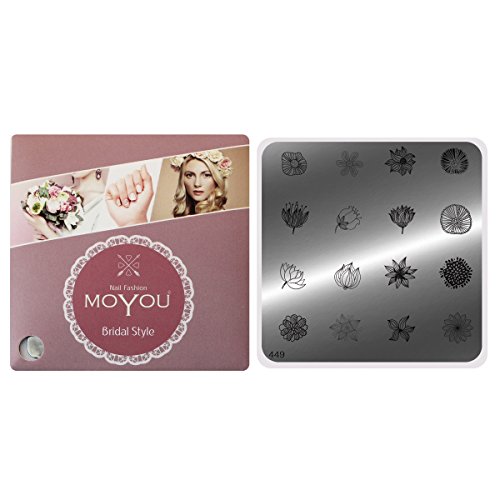 MoYou clavos novia estilo Stamping Nail Art Imagen placa, fácil de usar