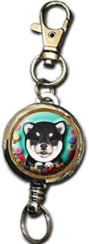 リールキーホルダー 柴犬17 豆柴 最大56 Offクーポン 黒柴 犬 グッズ 雑貨