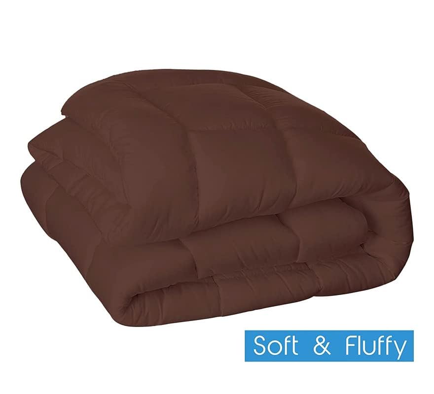 Image of Rajasthan Crafts Microfiber King Size Double Bed Mattress Topper /Padding (72inch x 78inch, Brown)