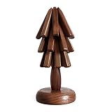 Ztonzie Wooden Trivets for Hot Dishes Tree Shape Trivet Set Coaster for Teapot Hot Pots and Pans 3 P