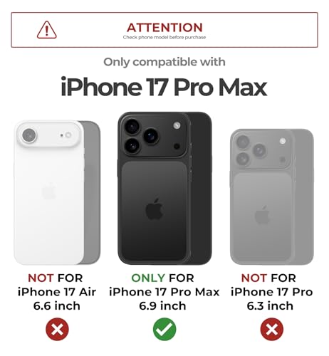 Coque antichoc avec support réglable et MagSafe iPhone 17 Pro Max