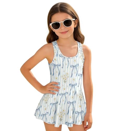 Maillot de bain fille avec jupe idéal pour les vacances à la plage