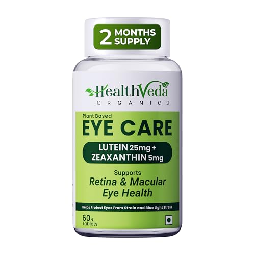 Health Veda Organics Eye Care Supplement 1000 mg | 60 Veg Tablets...