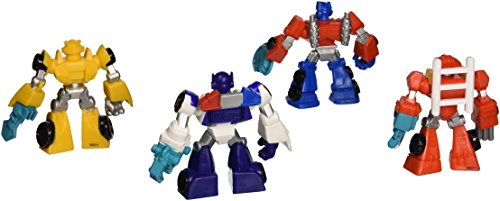 Playskool Heroes, Transformers Rescue Bots Figures, Set of 4: Optimus Prime, Bumblebee, Heatwave the Fire-Bot, and Chase the Police-Bot, 3.5 Inches - Thumbnail 2
