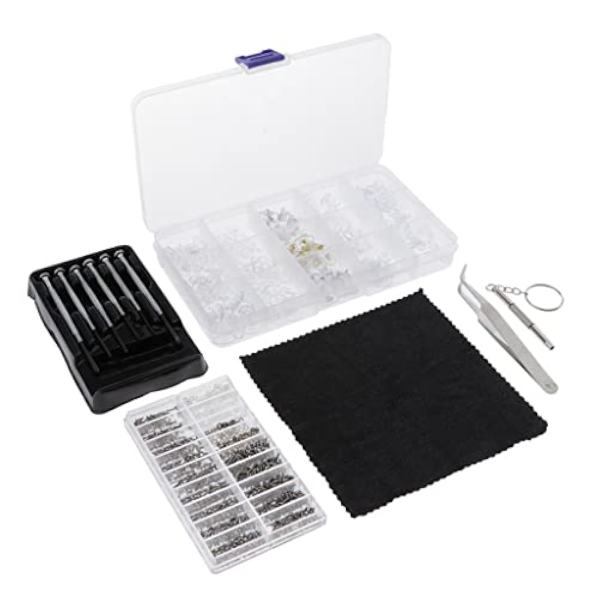 Eyeglass Screws Repairing Tools Kit with Tweezer