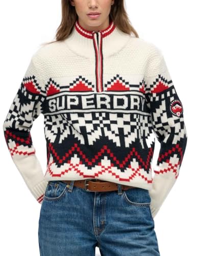 Pull Superdry Pull à demi zip Intarsia US 8 - vue 9