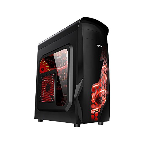 Artis Gaming Cabinet VIP-161 with (1 x USB 3.0 + 1 X USB 2.0) & RED LED Fan Without Power Supply