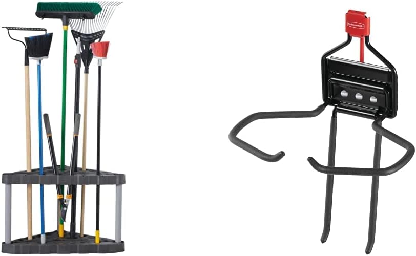 Buy Rubbermaid Garage Corner Tool Tower Rack, Organizes up to 30 Long