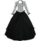 Re-Lady Gothic Victorian Dress for Women Dark Queen Dress Vampire Halloween Costume Ball Gown