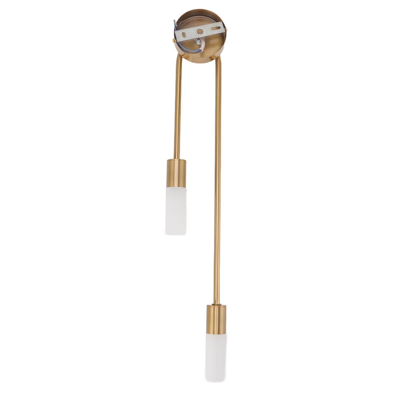 Doppelkopf-G9-LED-Lampen-Wandlampenhalter Ironcraft Wandlampenhalter mit Lampenschirm für Zuhause, Wohnzimmer, Schlafzimmer, 85 265 V, rostfreies Eisen, galvanisch beschich