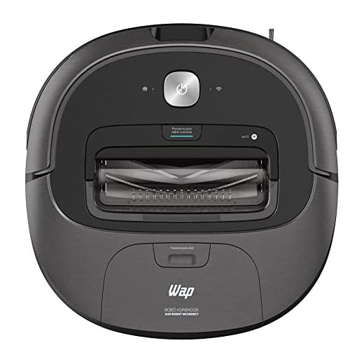 Robô Aspirador de Pó WAP ROBOT WCONNECT Amazon Alexa Google Assistente Wifi Comando de Voz Automático Inteligente Varre e Passa Pano com Controle Remoto e Base de Auto Recarga Bivolt