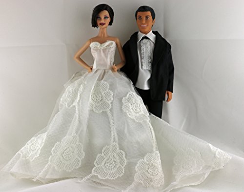 black barbie wedding set