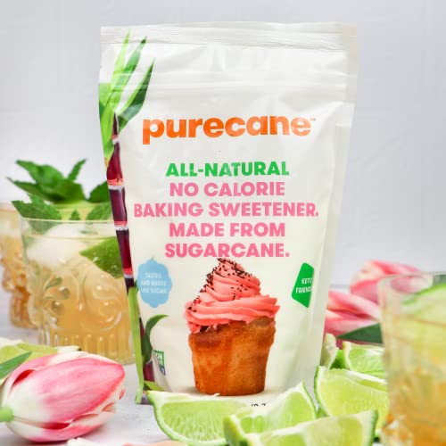 Purecane, Travel Packets, Sugar Substitute, 400 Count, Made From All-Natural Sugar Cane, Diabetic Friendly, Keto Diet Friendly, Gluten-Free, Zero Net Carbs, 400 Ct Sachets, 18 Oz #TOP6