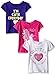 The Children's Place Little Girls and Toddler Graphic Tees (Pack Of 3), Cutie Multi, 3T